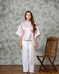 SATIN SILK KIMONO