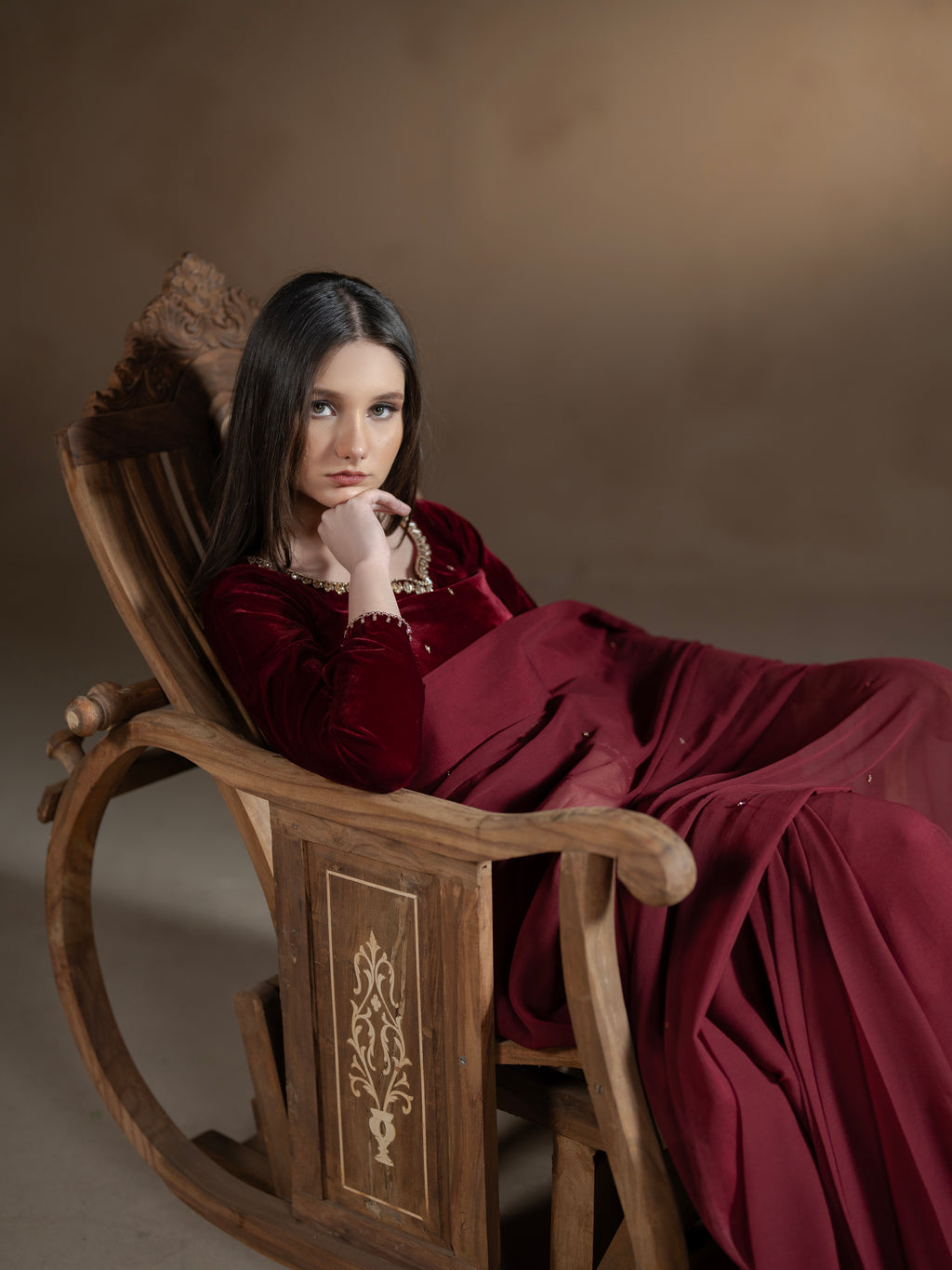 Gul-e-Laal Saree