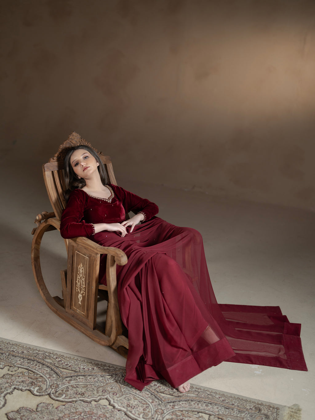 Gul-e-Laal Saree