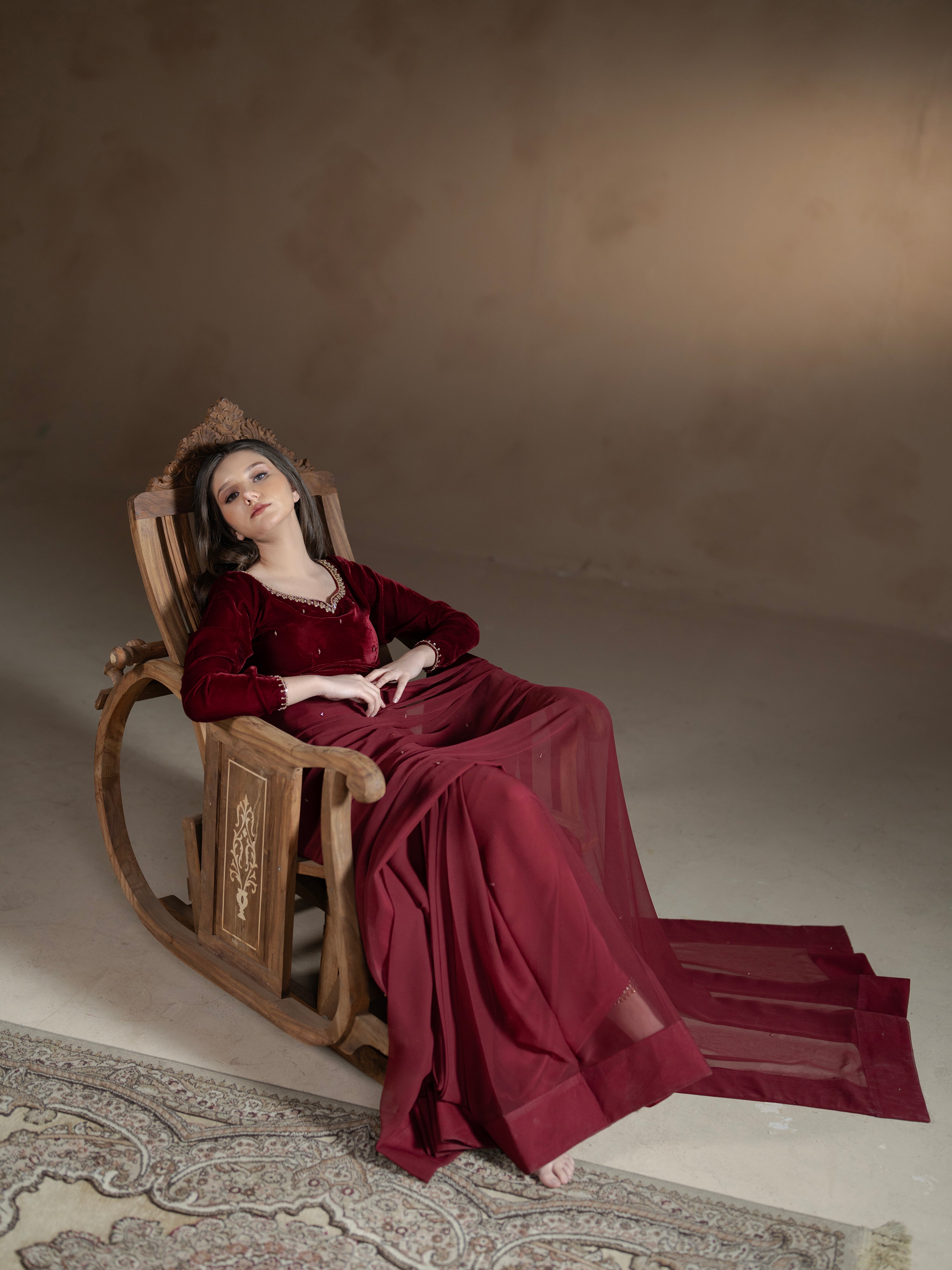 Gul-e-Laal Saree