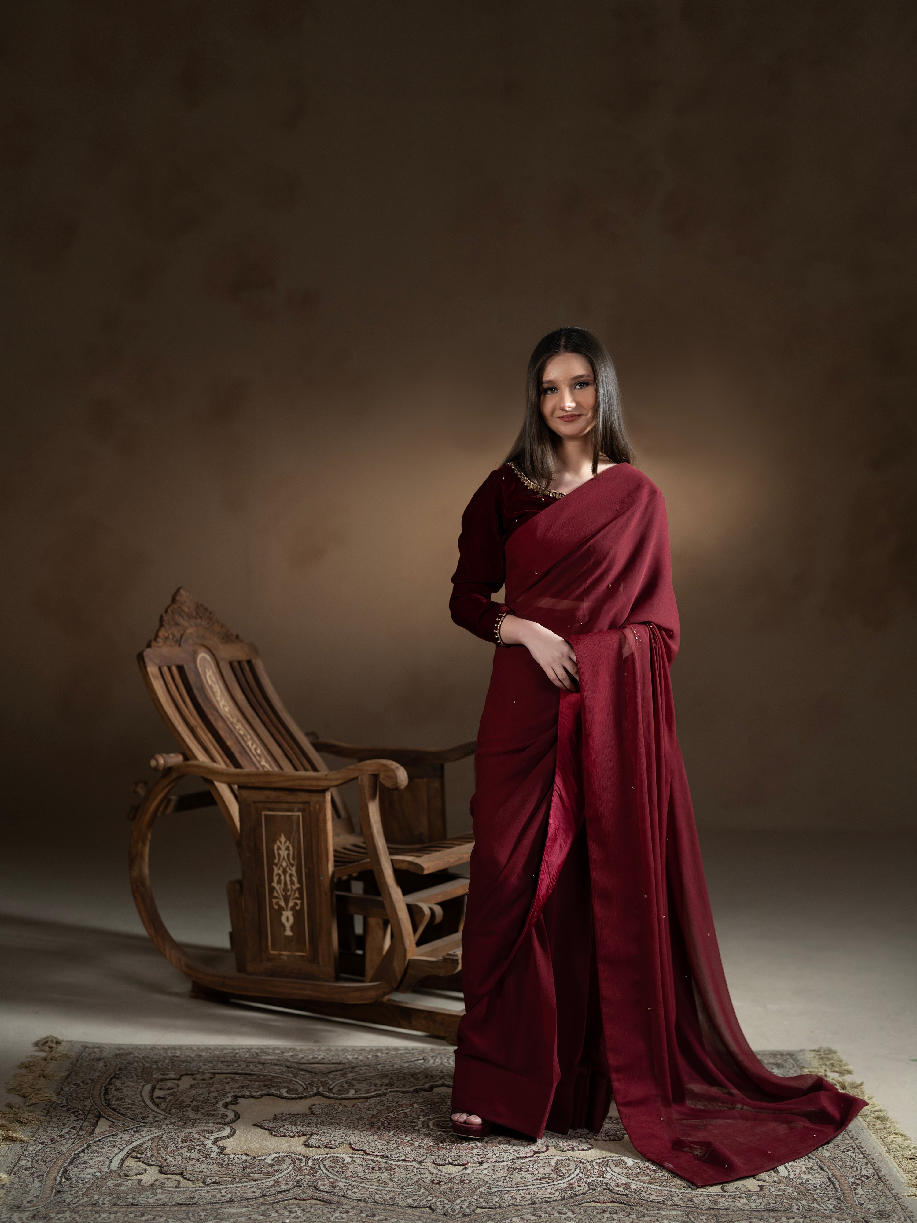 Gul-e-Laal Saree