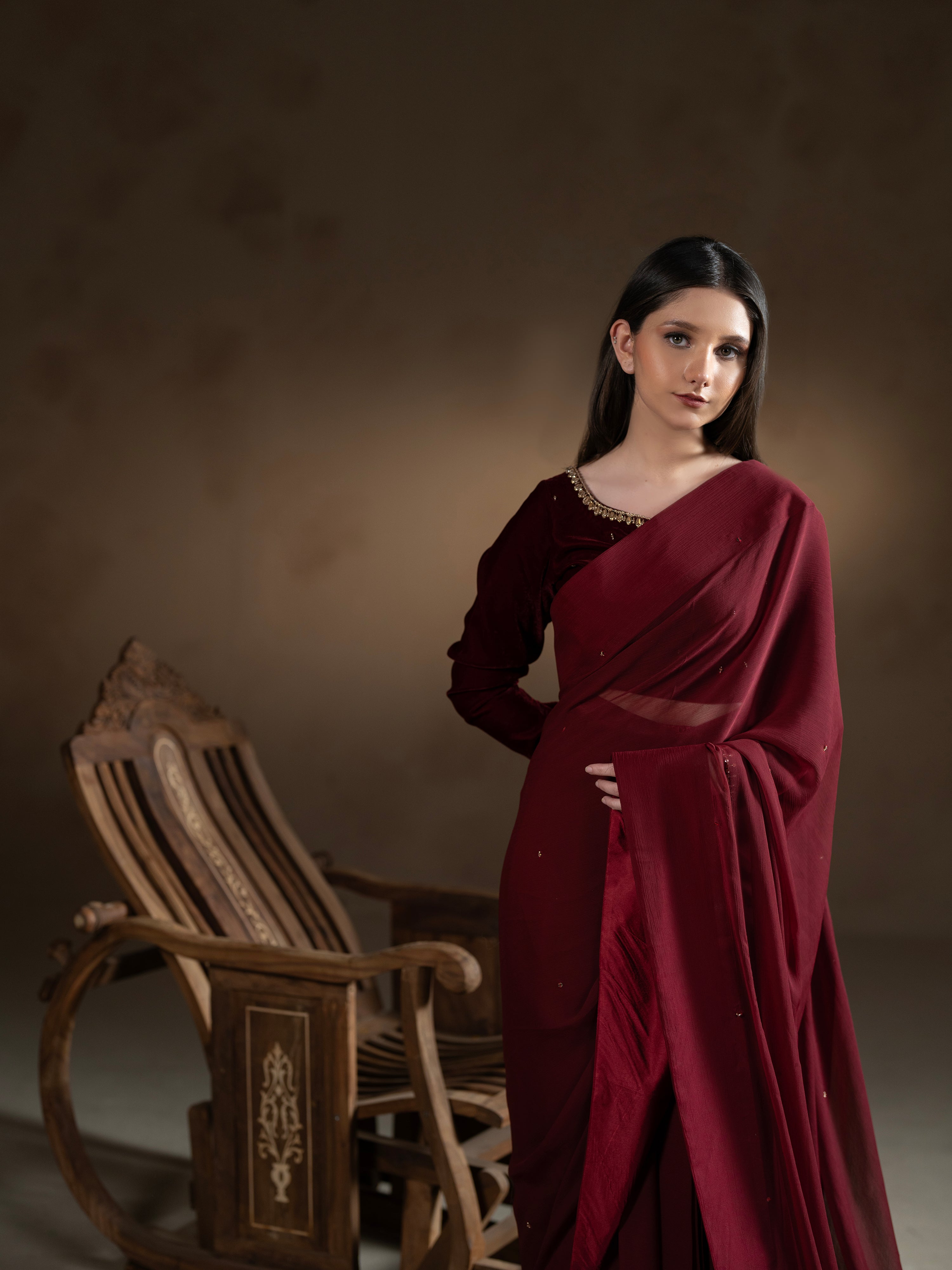 Gul-e-Laal Saree