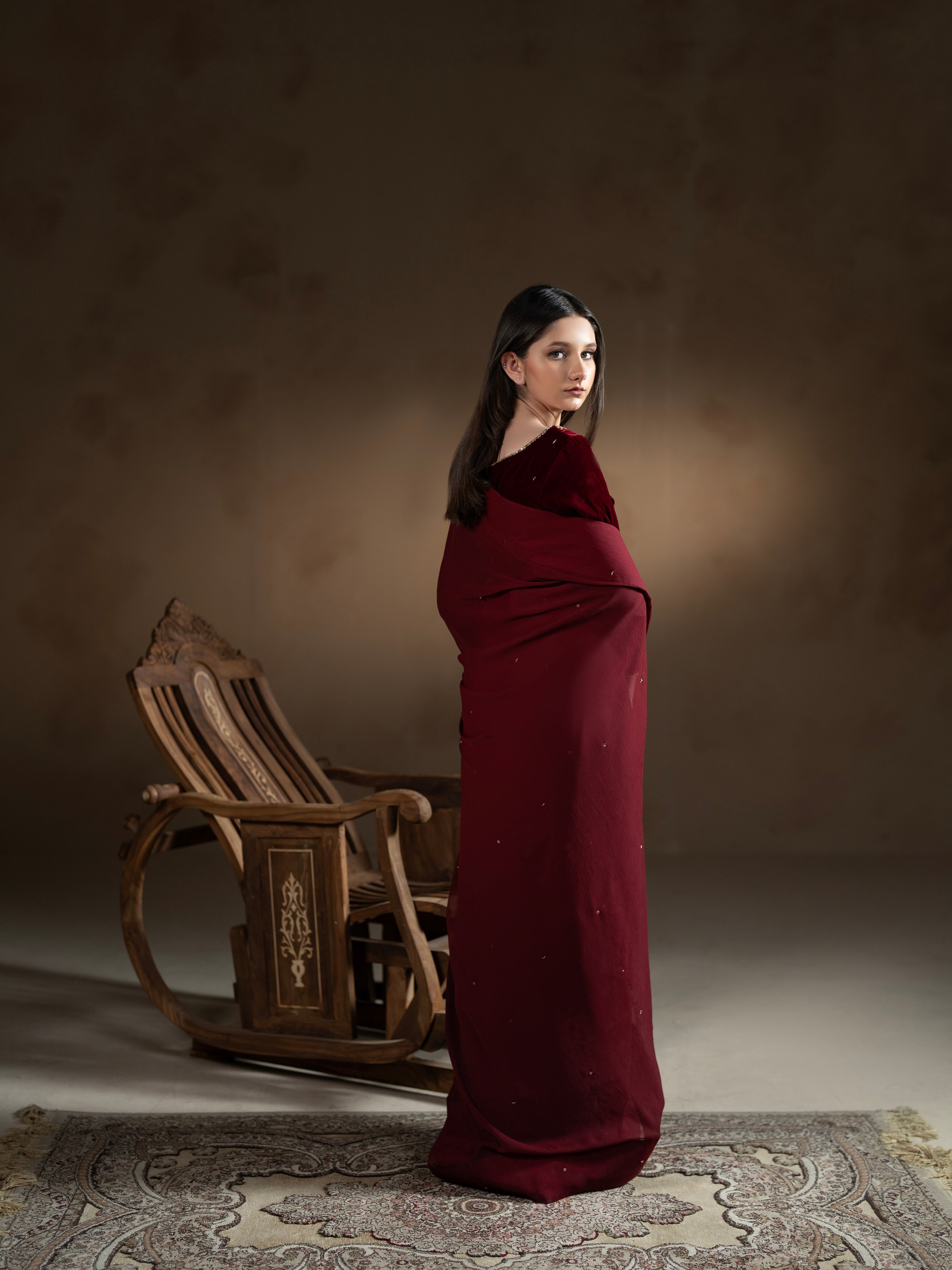 Gul-e-Laal Saree