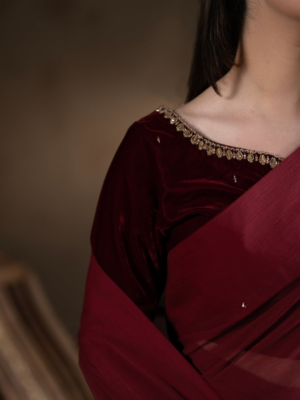 Gul-e-Laal Saree