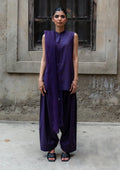 Midnight Teardrop - Deep Violet Purple