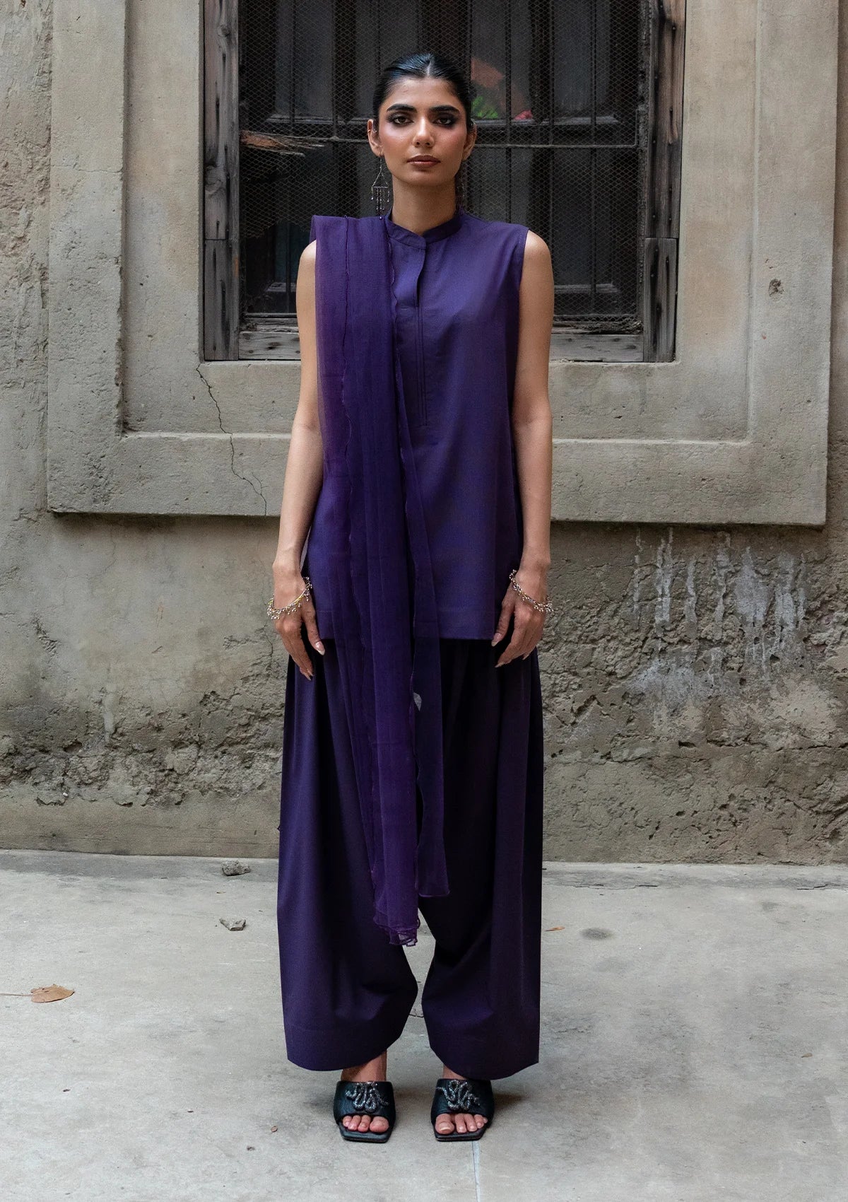 Midnight Teardrop - Deep Violet Purple