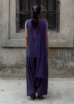 Midnight Teardrop - Deep Violet Purple
