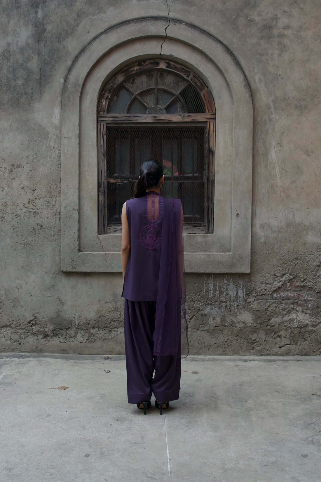 Midnight Teardrop - Deep Violet Purple