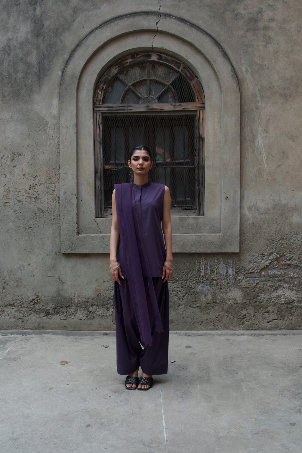 Midnight Teardrop - Deep Violet Purple