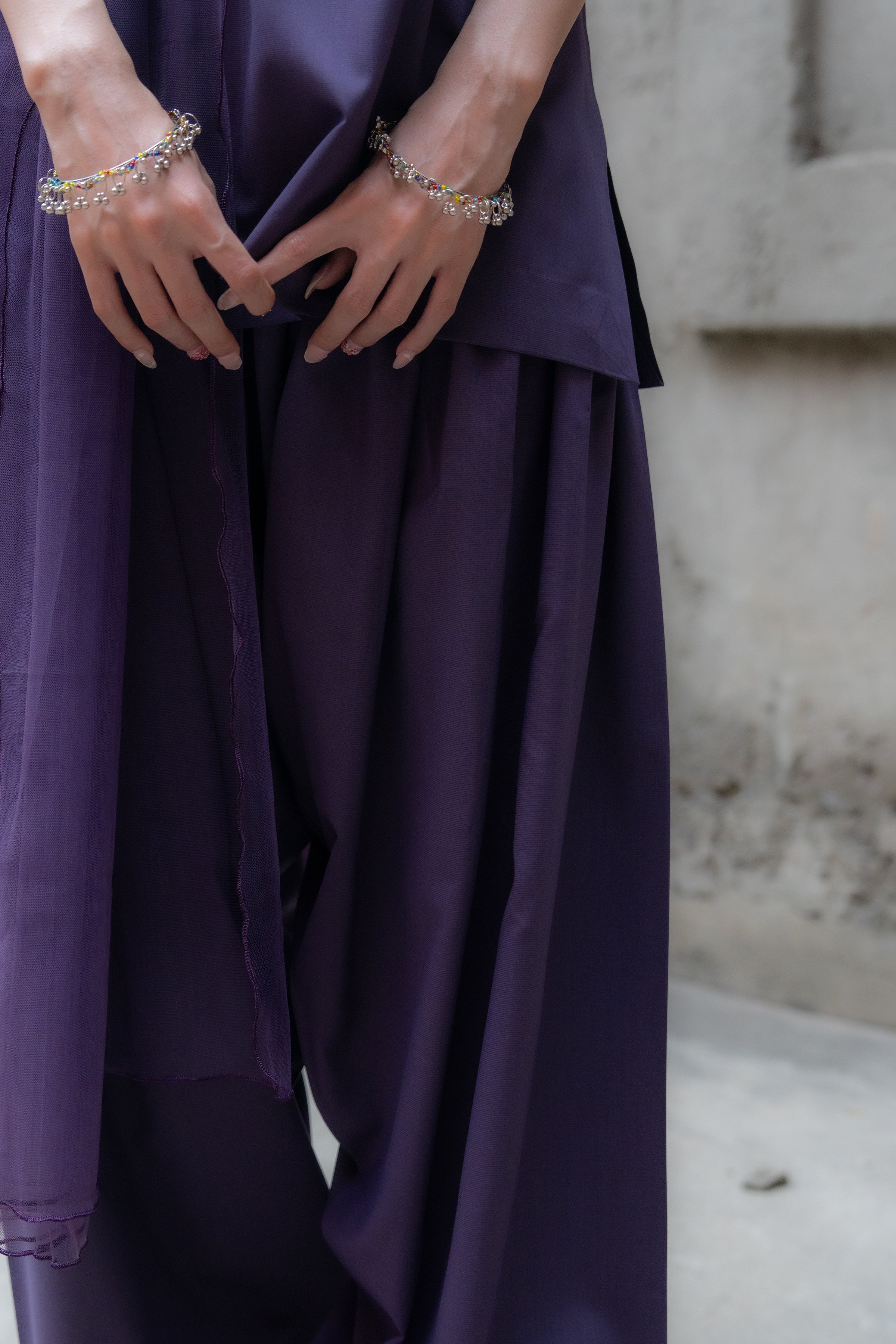 Midnight Teardrop - Deep Violet Purple
