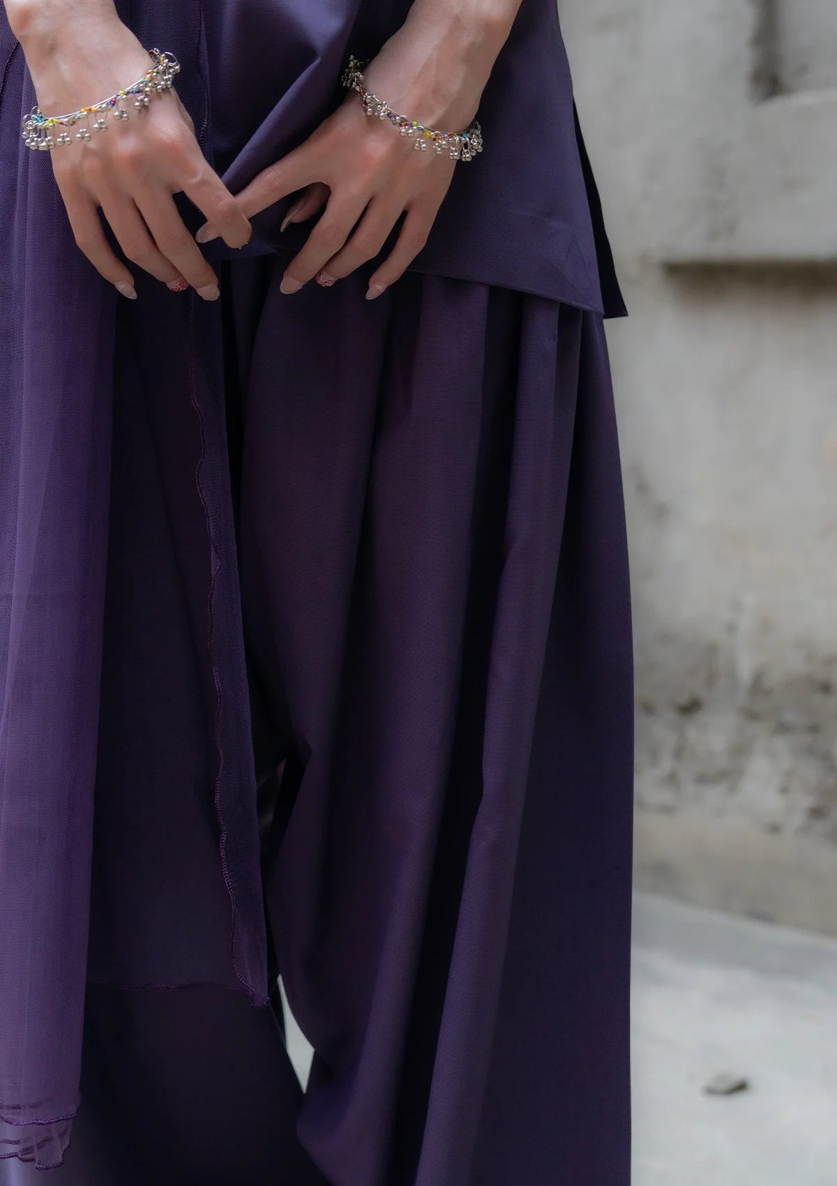 Midnight Teardrop - Deep Violet Purple