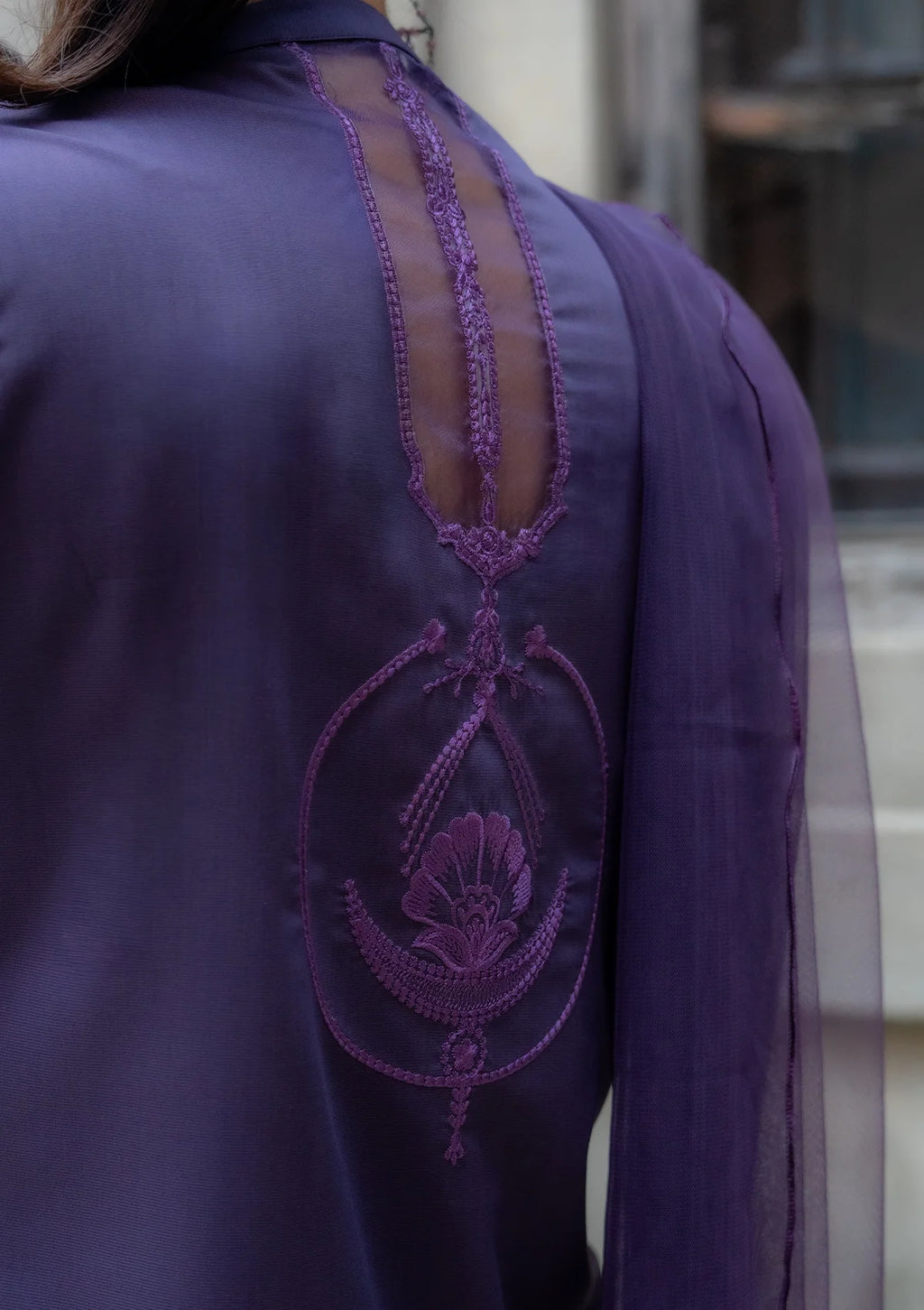Midnight Teardrop - Deep Violet Purple