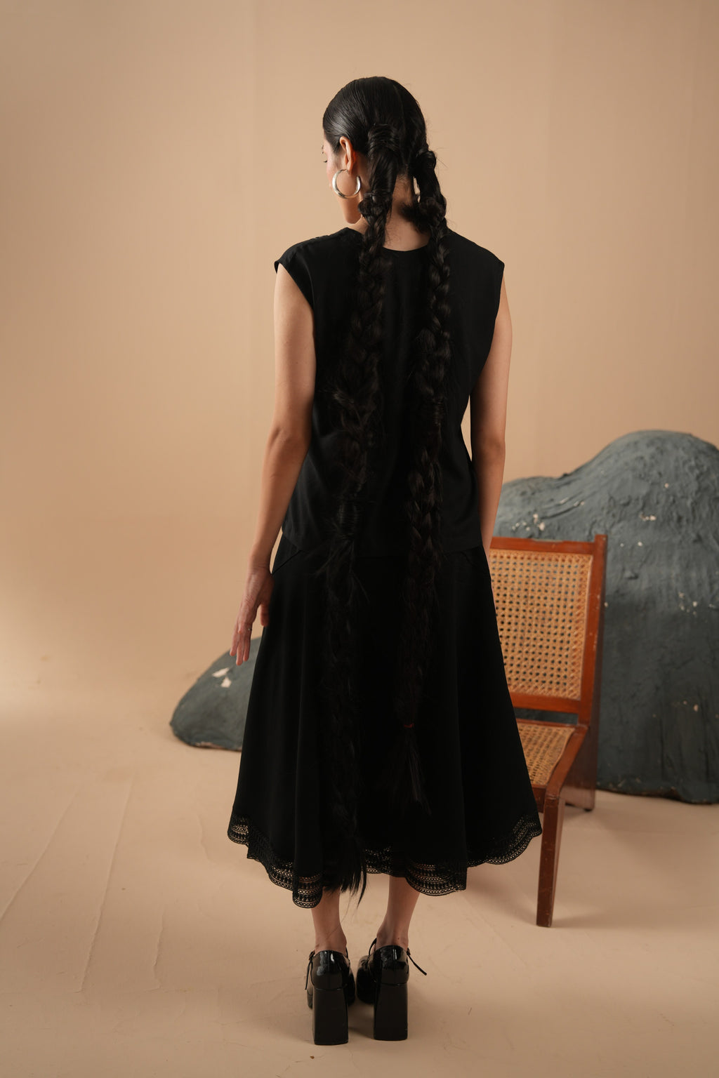 Black Lacy Skirt