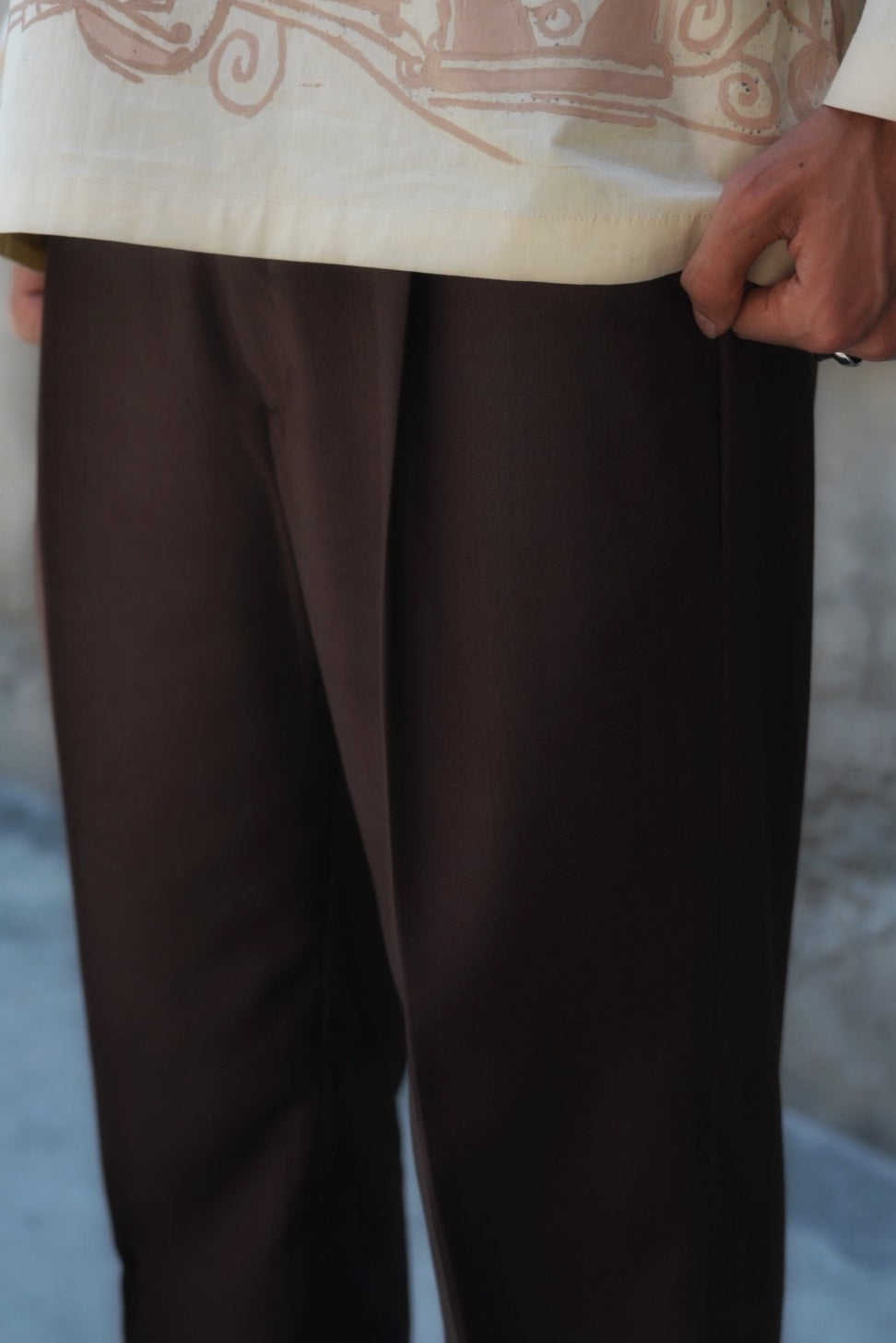Tailored Trousers - Brown