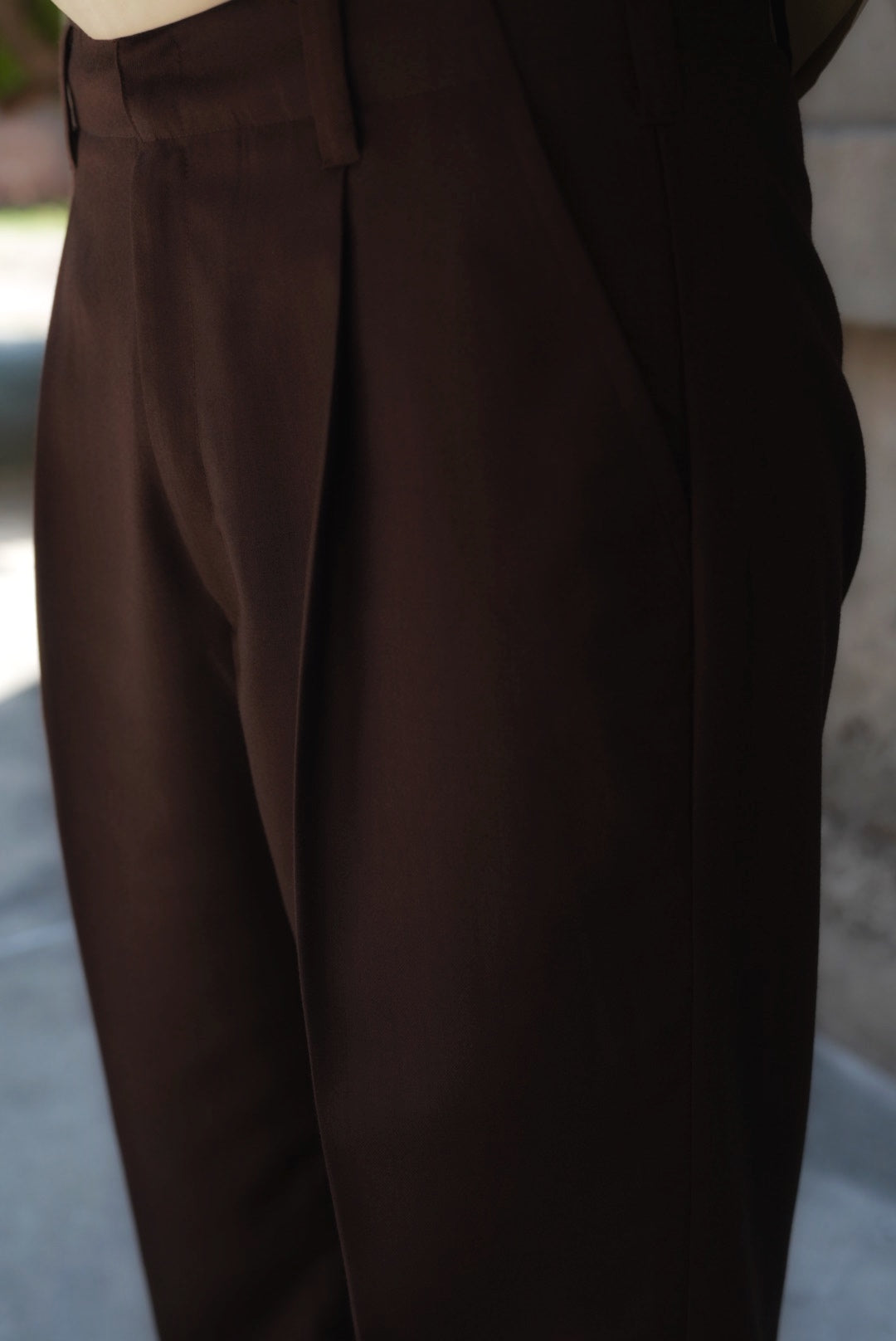 Tailored Trousers - Brown